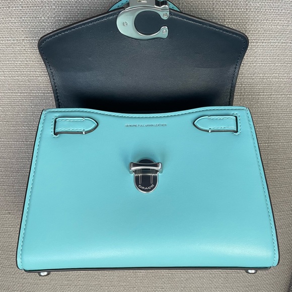 Coach Sammy Top Handle Bag 21 in colour Faded Blue NWT - Picture 13 of 16